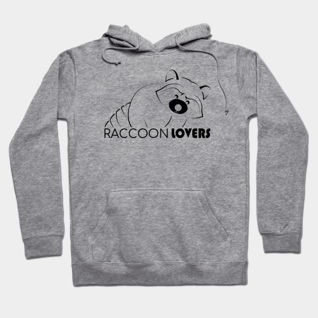 Raccoon Lovers - 03 Hoodie by SanTees